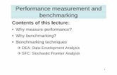 Performance measurement and benchmarking