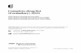 Complete drug list (Formulary) 2022