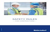 Safety Rules for contractors - Beiersdorf