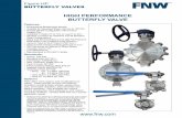 HIGH PERFORMANCE BUTTERFLY VALVE - FNW