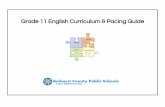 Grade 11 English Curriculum & Pacing Guide