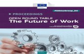 OPEN ROUND TABLE The Future of Work - European Commission