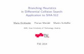 Branching Heuristics in Differential Collision Search ...