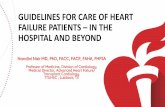 GUIDELINES FOR CARE OF HEART FAILURE PATIENTS –IN THE ...