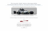 Formula SAE Interchangeable Independent Rear Suspension Design
