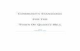 COMMUNITY STANDARDS FOR THE