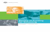 Review of Funding for Schooling