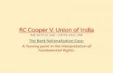 RC Cooper V. Union of India