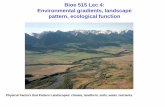 Bioe 515 Lec 4: Environmental gradients, landscape pattern ...