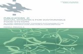 PUBLICATIONS 21 SOCIAL DYNAMICS FOR SUSTAINABLE FOOD SYSTEMS