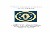 PATUXENT RESERVOIRS WATERSHED PROTECTION GROUP