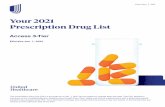Your 2021 Prescription Drug List - Oxford Health Plans
