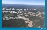 Forest Management in the PREDA Region
