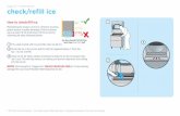 page 12 | maintenance check/reﬁll ice