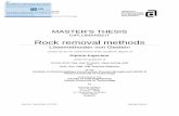 Rock removal methods