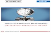 Mechanical Pressure Measurement - ARMANO Instruments