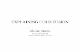 Explaining Cold Fusion - mospace.umsystem.edu