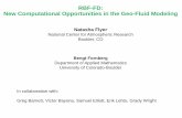 RBF-FD: New Computational Opportunities in the Geo-Fluid ...