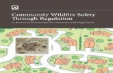 Community Wildfire Safety Through Regulation