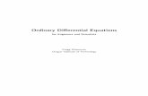 Ordinary Diﬀerential Equations