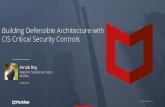 Building Defensible Architecture with CIS Critical ...