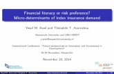 Financial literacy or risk preference? Micro-determinants ...