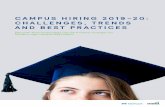 CAMPUS HIRING 2019-20: CHALLENGES, TRENDS AND BEST PRACTICES