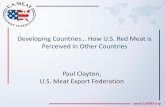 Developing Countries… How U.S. Red Meat is