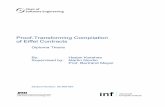 Proof-Transforming Compilation of Eiffel Contracts