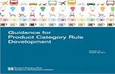 Guidance for Product Category Rule Development