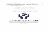RESPONSIBLE CARE MANAGEMENT SYSTEM TECHNICAL …