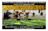 Biofortification, a cost-effective intervention for micro ...