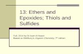 13: Ethers and Epoxides; Thiols and Sulfides