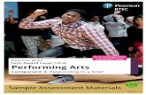 BTEC Tech Award Performing Arts 2022 Sample Assessment ...