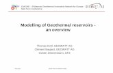 Modelling of Geothermal reservoirs - an overview