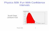 Physics 509: Fun With Confidence Intervals