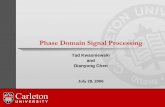 Phase Domain Signal Processing - Carleton University