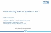 Transforming NHS Outpatient Care