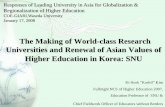 The Making of World-class Research Universities and ...