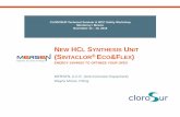 NEW HCL SYNTHESIS UNIT (SINTACLOR ECO&FLEX