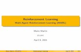 Reinforcement Learning - Multi-Agent Reinforcement ...