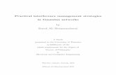 Practical interference management strategies in Gaussian ...