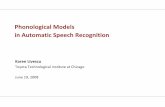 Phonological Models in Automatic Speech Recognition