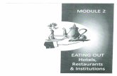 Hotel Catering & Tourism Student Workbook Module 2 - PDST