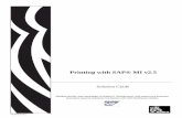 Printing with SAP® MI v2 - Streckkod