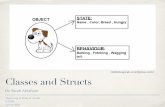 (inﬁnitespeak.wordpress.com) Classes and Structs