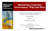 Measuring Corporate Governance: Why and How