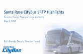 Santa Rosa CityBus SRTP Highlights