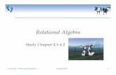 Relational Algebra - UNC Computational Genetics