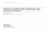 Effects of Bleed Air Extraction on Thrust Levels of the ...